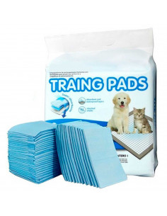 Tradineur - Pack de 20 empapadores para mascotas, alfombrillas higiénicas de entrenamiento para perros, súper absorbentes, anti