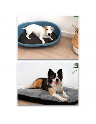 Tradineur - Cojín para mascota - Fabricado en Poliéster - Cama para mascotas, redonda, lavable - 60 x 80 cm - Modelo Surtido