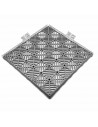 Tradineur - Baldosa / Loseta para exterior - Fabricado en Plástico - Ideal para piscina, terrazas, jardín - Desmontable y Antide