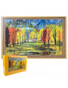 Tradineur - Puzzle/Rompecabezas de 2000 piezas de un paisaje pintado - Fabricación en España - Rompecabezas para toda la familia