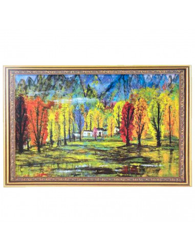 Tradineur - Puzzle/Rompecabezas de 2000 piezas de un paisaje pintado - Fabricación en España - Rompecabezas para toda la familia