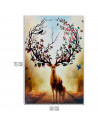 Tradineur - Puzzle/Rompecabezas de 1000 piezas - Diseño Ciervo Floral - Fabricación en España - Rompecabezas para toda la famili
