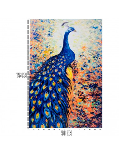 Tradineur - Puzzle/Rompecabezas de 1000 piezas - Diseño Pavo Real - Fabricación en España - Rompecabezas para toda la familia -