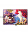 Tradineur - Puzzle/Rompecabezas de 1000 piezas - Diseño Unicornios - Fabricación en España - Rompecabezas para toda la familia -