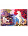 Tradineur - Puzzle/Rompecabezas de 1000 piezas - Diseño Unicornios - Fabricación en España - Rompecabezas para toda la familia -
