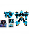 Tradineur - Robot articulable transformable en Avión - Fabricado en España - 2 Modos de transformación - 13 x 12,5 x 6 cm - Colo