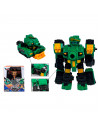 Tradineur - Robot articulable transformable en tanque - Fabricado en España - 2 Modos de transformación - 13 x 12,5 x 6 cm - Col