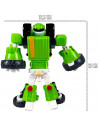 Tradineur - Robot articulable transformable en tractor - Fabricado en España - 2 Modos de transformación - 13 x 12,5 x 6 cm - Co