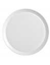 Tradineur - Plato de pizza redondo de cerámica lisa, bandeja para servir comida, ligero y elegante, Ø33 cm, color aleatorio