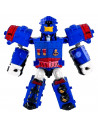 Tradineur - Robot articulable transformable en Barco - Fabricado en España - 2 Modos de transformación - 13 x 12,5 x 6 cm - Colo