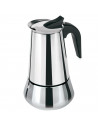 Tradineur - Cafetera arábica de acero inoxidable, 9 tazas, especial inducción, válida para todo tipo de fuegos, interior antióxi
