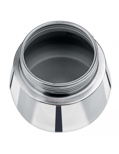 Tradineur - Cafetera arábica de acero inoxidable, 9 tazas, especial inducción, válida para todo tipo de fuegos, interior antióxi