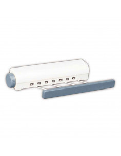 Tradineur - Tendedero extendible de 4 cuerdas, 14,4 metros de superficie de tendido, 3,6 metros por cuerda, soporte para tender