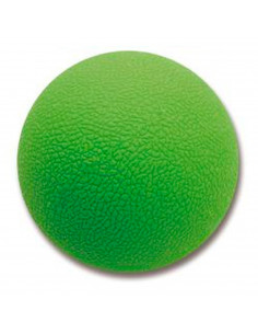 Tradineur - Pelota dura de masaje, bola de automasaje muscular, rehabilitación, fisioterapia, yoga, pilates, espalda, cuello, pi