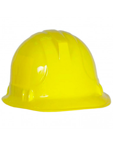 Tradineur - Casco de obrero para adulto, plástico, sombrero, gorro para disfraces, accesorio de carnaval, Halloween, cosplay, fi
