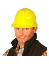 Tradineur - Casco de obrero para adulto, plástico, sombrero, gorro para disfraces, accesorio de carnaval, Halloween, cosplay, fi