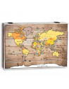 Tradineur - Tapa de madera para contador, cubre cuadro de luz con cierre metálico, accesorio decorativo, original, resistente (M