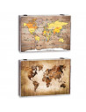 Tradineur - Tapa de madera para contador, cubre cuadro de luz con cierre metálico, accesorio decorativo, original, resistente (M