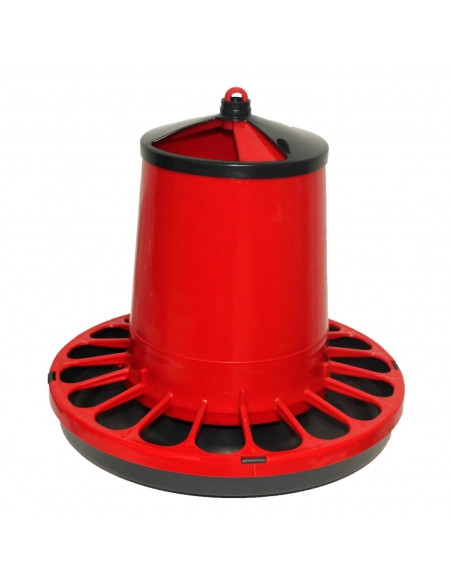Tradineur - Comedero para aves, pájaros, alimentador de semillas, capacidad 8 kg, 35 x 38.5 cm