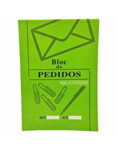 Tradineur - Talonario de pedidos con hojas autocopiativas, bloc, libreta para propuestas de pedido, presupuestos, negocios, tien