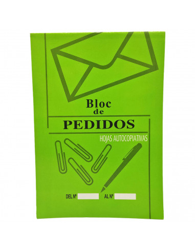 Tradineur - Talonario de pedidos con hojas autocopiativas, bloc, libreta para propuestas de pedido, presupuestos, negocios, tien