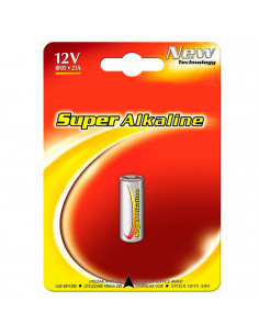 Tradineur - Pila alcalina 8F05 - 12 V - 23A - Pila de repuesto para radios de bolsillo y otros aparatos electrónicos - 2,7 x 1 c