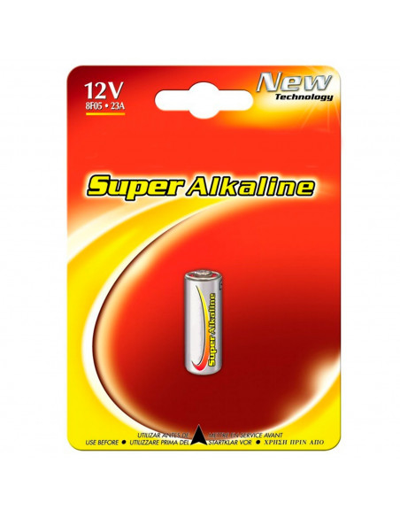 Tradineur - Pila alcalina 8F05 - 12 V - 23A - Pila de repuesto para radios de bolsillo y otros aparatos electrónicos - 2,7 x 1 c Tradineur - Pila alcalina 8F05 - 12 V - 23A - Pila de repuesto para radios de bolsillo y otros aparatos electrónicos - 2,7 x 1 c