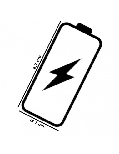 Tradineur - Pila alcalina 8F05 - 12 V - 23A - Pila de repuesto para radios de bolsillo y otros aparatos electrónicos - 2,7 x 1 c