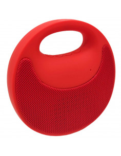 Tradineur - Altavoz portátil con asa, bluetooth, batería recargable, 3 horas duración, cable usb, ranuras usb y micro SD, Ø 13 c