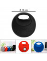 Tradineur - Altavoz portátil con asa, bluetooth, batería recargable, 3 horas duración, cable usb, ranuras usb y micro SD, Ø 13 c