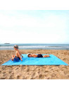 Tradineur - Toalla de playa sintética XXL, 100% poliéster, ligera y de secado rápido, suave y resistente, piscina, picnic, acamp
