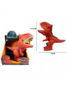 Tradineur - Dinosaurio de juguete - Modelo Carnotaurus - Fabricado en España - 15,5 x 19 x 10 cm - Color Rojo