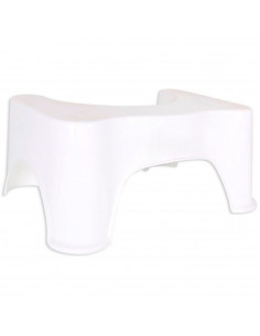 Tradineur - Taburete fisiológico para WC, polipropileno, step para inodoro, posición natural anti estreñimiento, ergonómico, ant