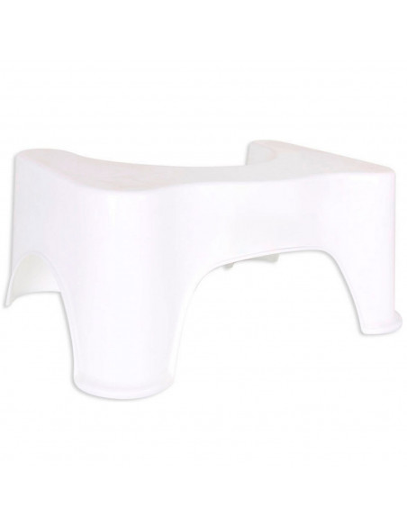 Tradineur - Taburete fisiológico para WC, polipropileno, step para inodoro, posición natural anti estreñimiento, ergonómico, ant