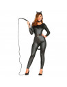Tradineur - Látigo de cuero para adulto, accesorio para disfraz de domador, gatita sexy, carnaval, Halloween, cosplay, fiestas (