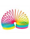 Tradineur - Muelle Arcoiris espiral - Fabricado en Plástico - Perfecto para que los niños jueguen en interiores o exteriores - M