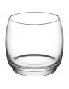 Tradineur - Set de 6 vasos de cristal con base gruesa, modelo Lune, resistentes, aptos para lavavajillas, servir whisky, licores