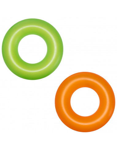 Tradineur - Flotador infantil hinchable de vinilo, aro, anillo inflable para piscina, playa, natación, resistente, niños 3-6 año