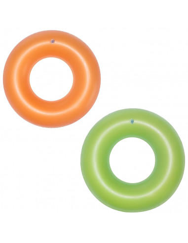 Tradineur - Flotador infantil hinchable de vinilo, aro, anillo inflable para piscina, playa, natación, resistente, niños 3-6 año