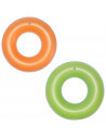Tradineur - Flotador infantil hinchable de vinilo, aro, anillo inflable para piscina, playa, natación, resistente, niños 3-6 año