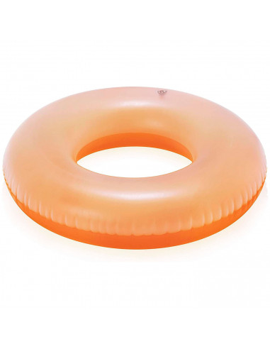 Tradineur - Flotador infantil hinchable de vinilo, aro, anillo inflable para piscina, playa, natación, resistente, niños 3-6 año