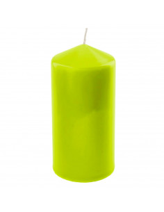 Tradineur - Vela bloque con aroma a hierba de limón, velón taco de cera perfumada, larga duración: 36 horas, aromaterapia, decor