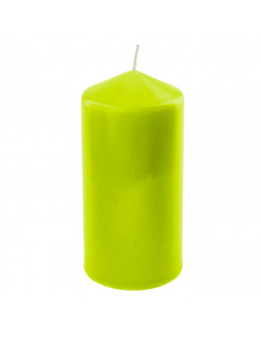 Tradineur - Vela bloque con aroma a hierba de limón, velón taco de cera perfumada, larga duración: 36 horas, aromaterapia, decor