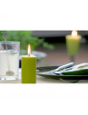 Tradineur - Vela bloque con aroma a hierba de limón, velón taco de cera perfumada, larga duración: 36 horas, aromaterapia, decor