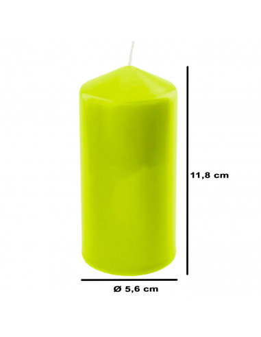 Tradineur - Vela bloque con aroma a hierba de limón, velón taco de cera perfumada, larga duración: 36 horas, aromaterapia, decor