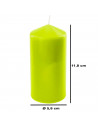 Tradineur - Vela bloque con aroma a hierba de limón, velón taco de cera perfumada, larga duración: 36 horas, aromaterapia, decor
