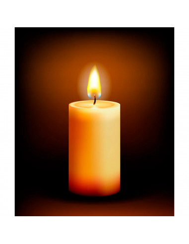 Tradineur - Vela de bloque con aroma, velón taco de cera perfumada, larga duración: 36 horas, aromaterapia, decoración del hogar