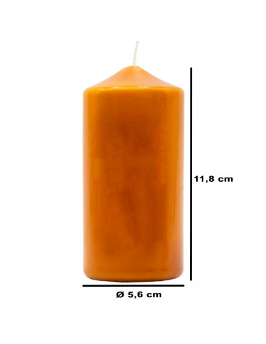 Tradineur - Vela de bloque con aroma, velón taco de cera perfumada, larga duración: 36 horas, aromaterapia, decoración del hogar