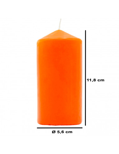 Tradineur - Vela de bloque con aroma a fruta tropical, velón taco de cera perfumada, larga duración: 36 horas, aromaterapia, dec