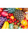 Tradineur - Vela de bloque con aroma a fruta tropical, velón taco de cera perfumada, larga duración: 36 horas, aromaterapia, dec